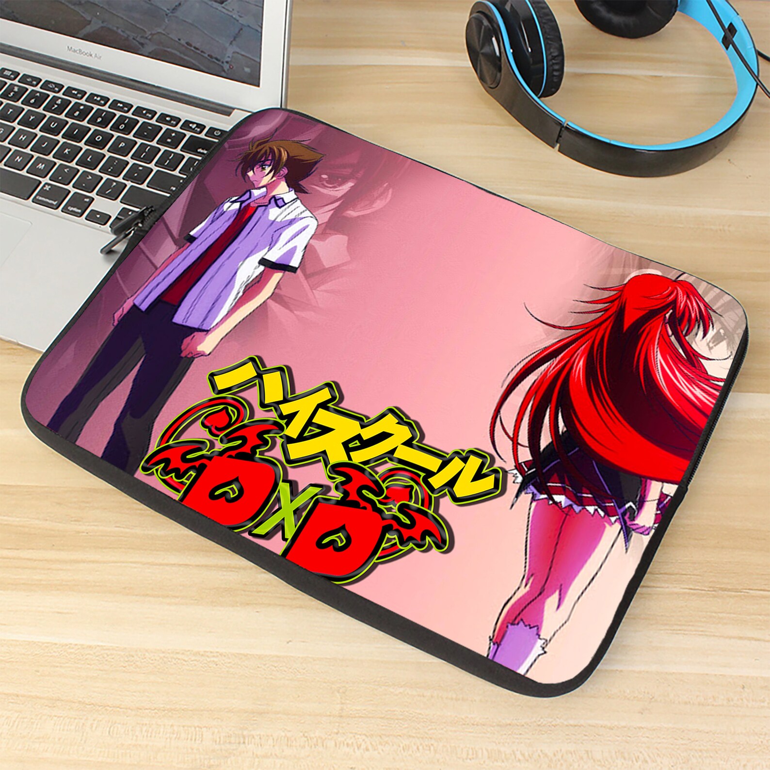 High School DXD Anime Laptop Bag Laptop Sleeve With Mousepad Etsy