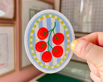 Tomato Girl Vinyl Sticker