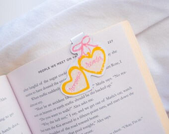 Romance Reader Locket Magnetic Bookmark