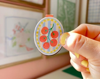 Tomato Girl Magnetic Bookmark