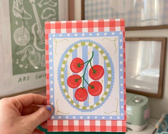 Small Tomato Girl Print