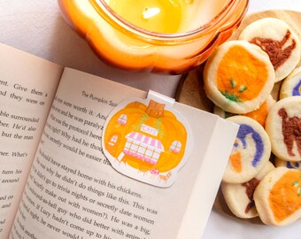 Pumpkin Cafe Magnetic Bookmark