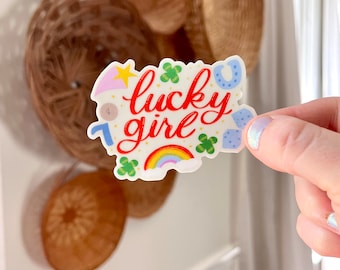 Lucky Girl Sticker