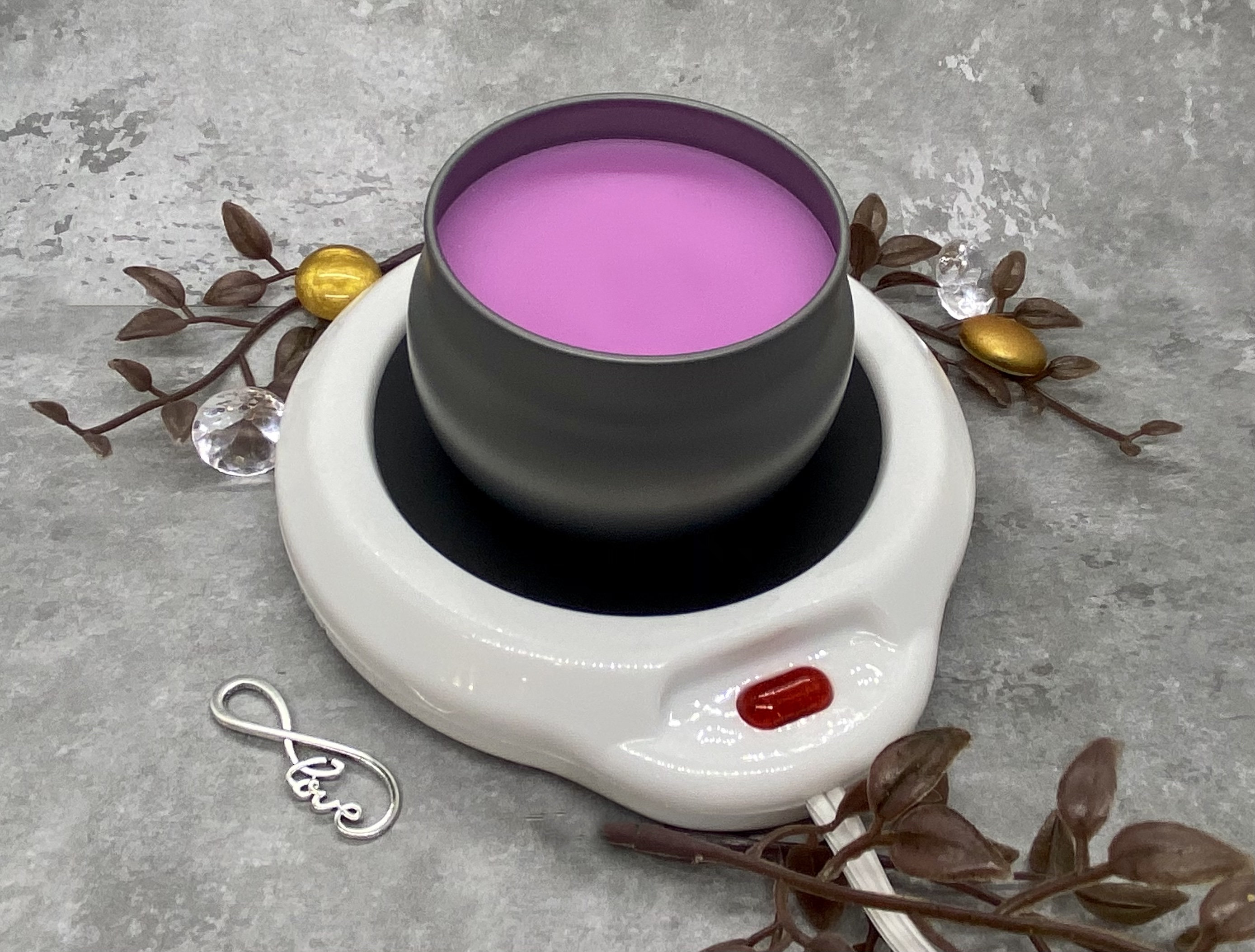 Pretty Candles Simple Candle Wickless Candle Tin Clean Etsy