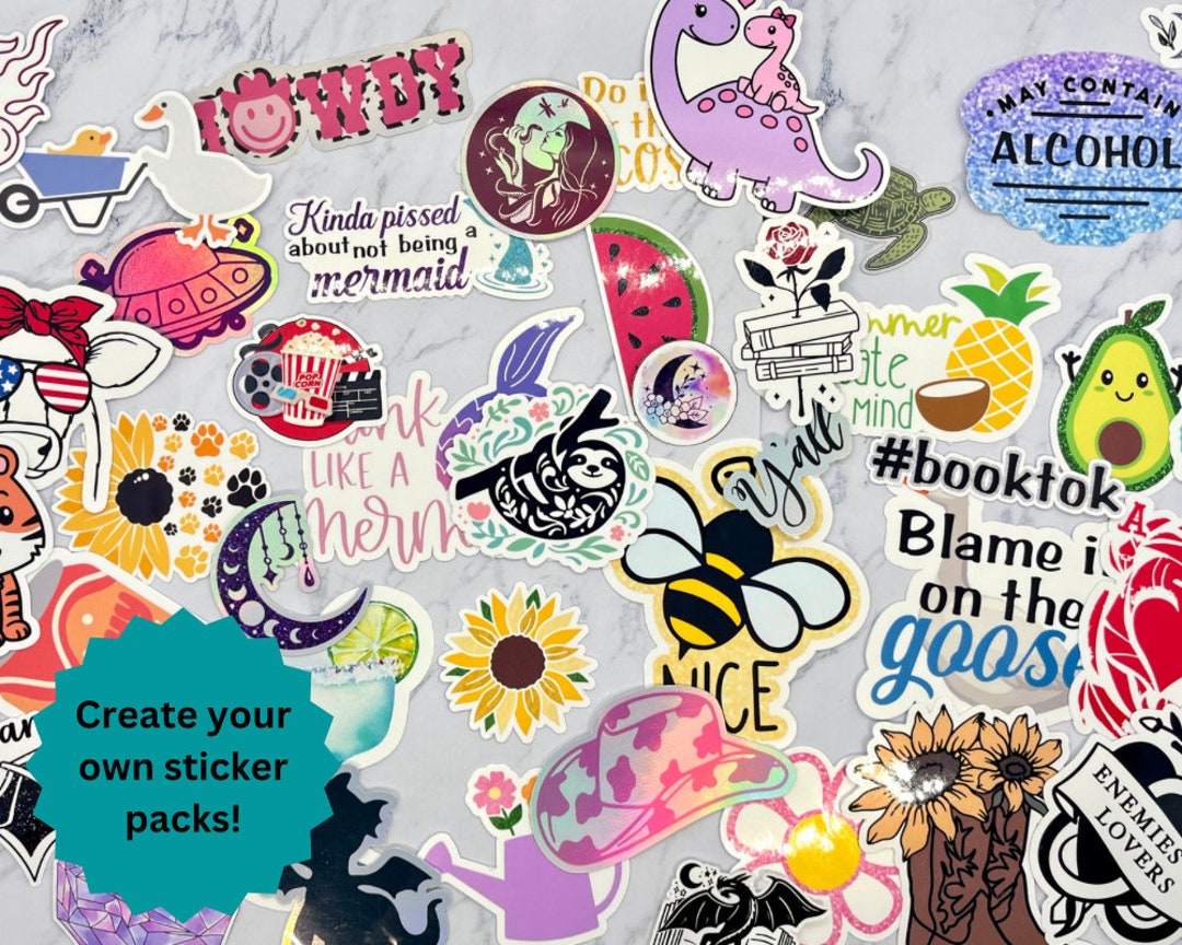 Popular Water Bottle Stickers, Fruit Themed Sticker Pack, Trendy