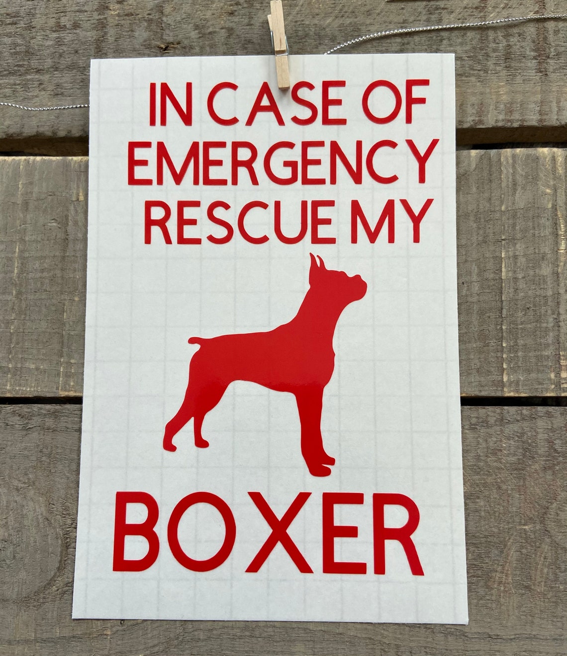Emergency Pet Sign Rescue Animal Signs Dog Safety Cat Etsy