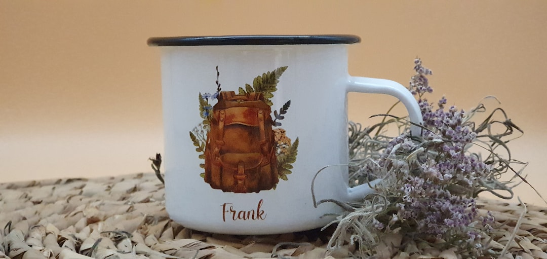 Outdoor-Becher Aus Naturholz – Mit Karabiner, Handgefertigt Aus Akazie – Ideal Für Kaffee, Tee Oder Suppe Beim Camping & Wandern