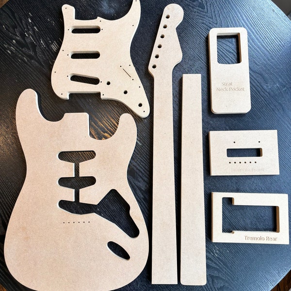 Complete set router templates for Stratocaster