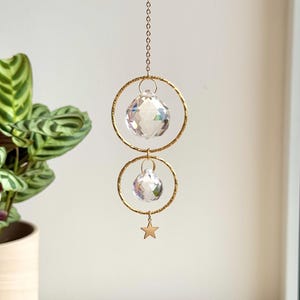 Handcrafted Crystal Sun Catcher for a Bright and Beautiful Home - Perfect Birthday or Holiday Gift