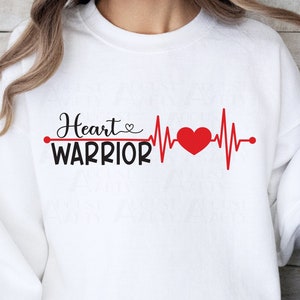 Heart Warrior Svg,Heart Disease Awareness,CHD Awareness Svg,Heart Disease svg, Congenital Heart Disease,Files for Cricut,Silhouette