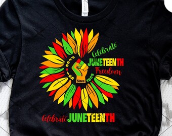 Girasol de Juneteenth SVG: Orgullo afroamericano (Descarga digital)