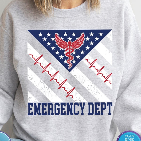 Emergency Department Nurse Svg Png,American Flag Rhythm of NSR Nurse Shirt Svg,Emergency Room Tech TShirt,4th of July Nurse,Nurse Gift