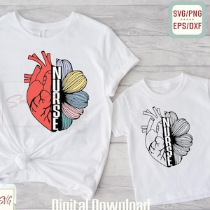 Cardiology Svg,Human Heart Flower Svg Png,Floral Heart Clipart,Unique Anatomical Heart Shirt,Medical Shirt,Nurse shirt,Floral Heart Cut File