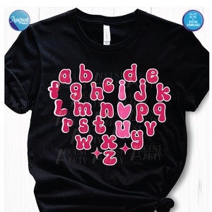 ABC I Love You Svg,Valentine Alphabet Shirt,Love Alphabet Svg,Valentine&#39;s Day Svg,Happy Valentine Shirt Svg,Teacher Valentines Day Shirt