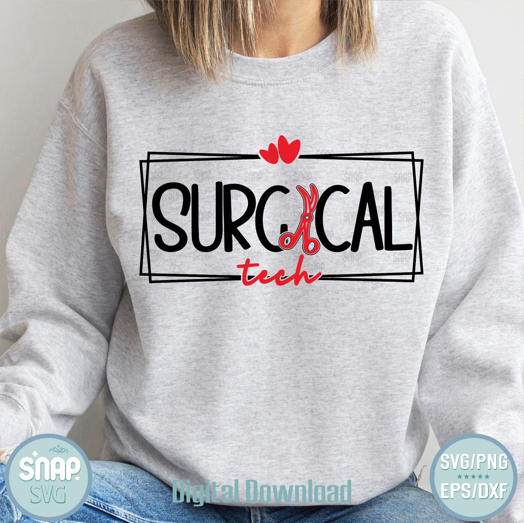 Surgical Tech SVG PNG | Scrub Life Medical SVG for Cricut | Healthcare ...