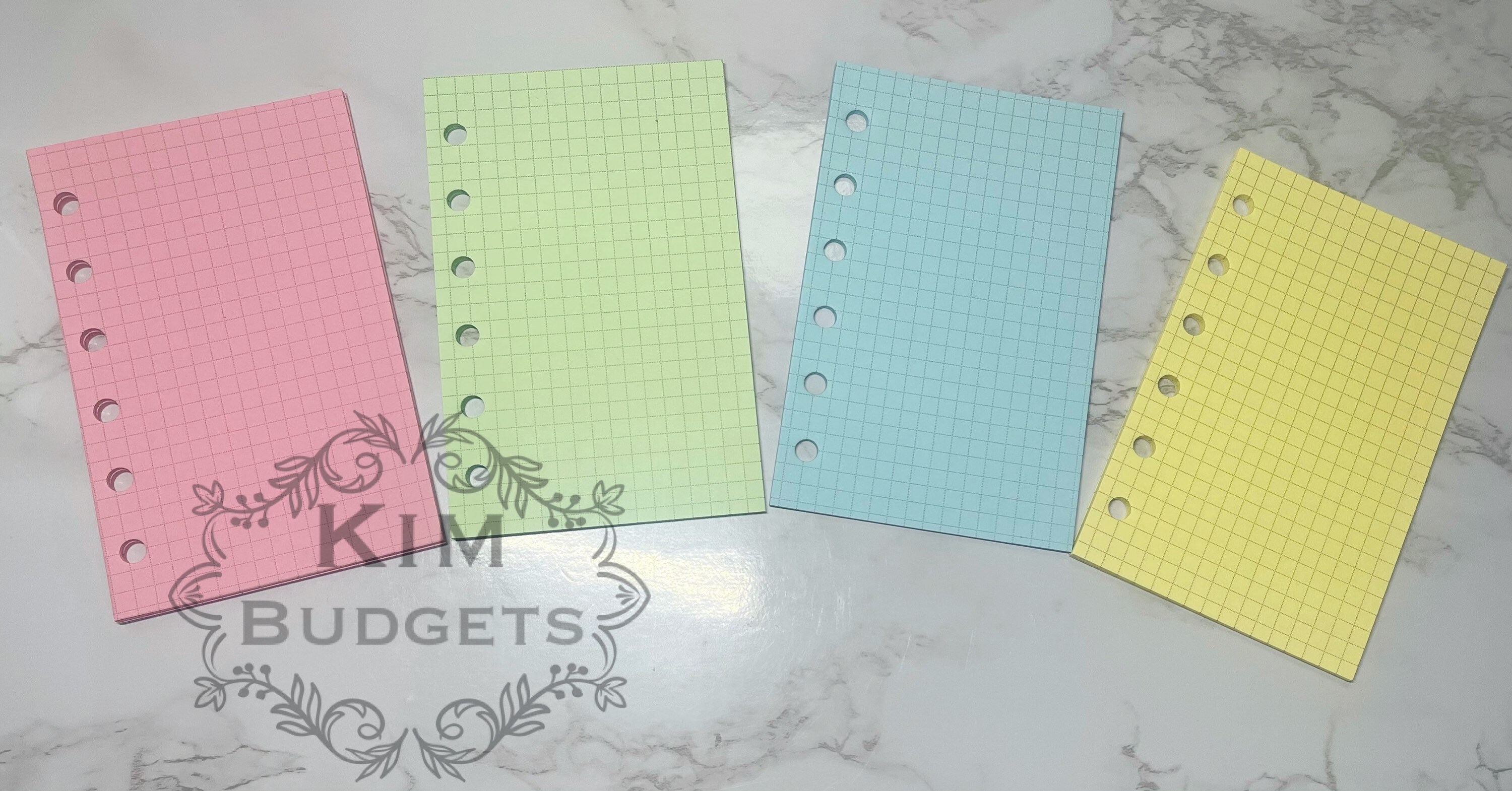 Blank refill A7 binder paper Personal Size Planner Inserts Etsy