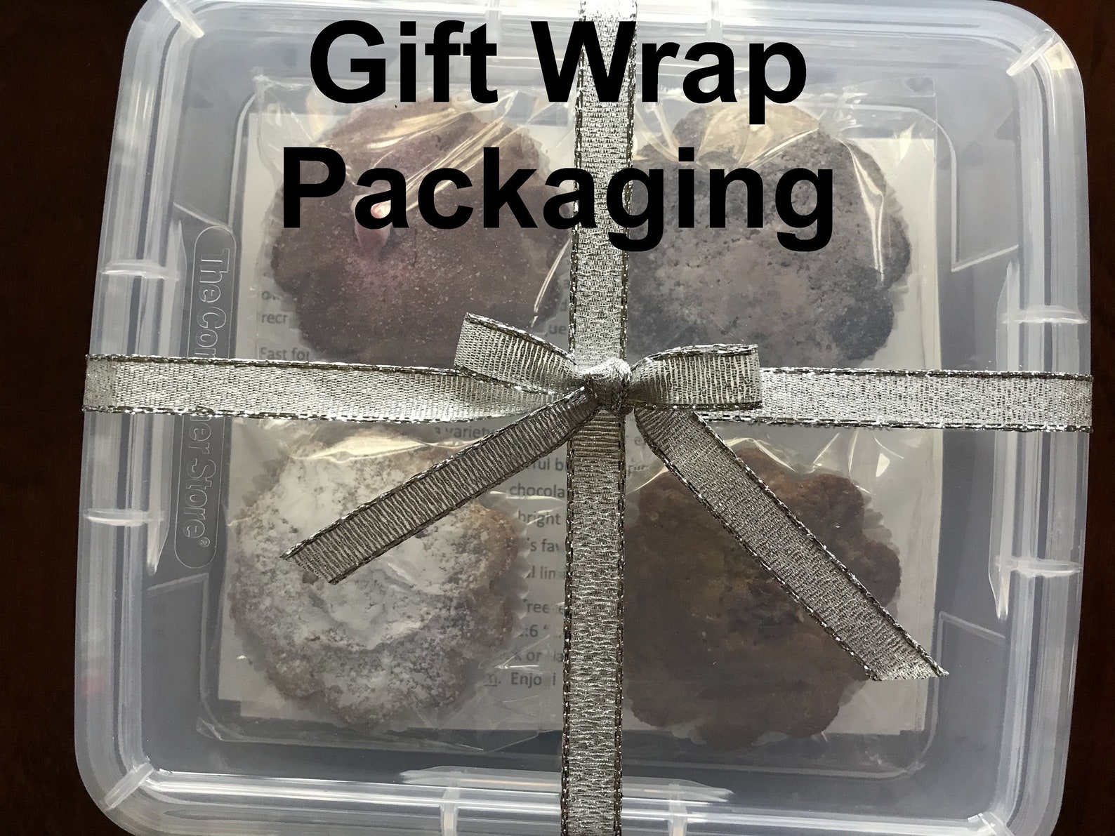 Gift Box Packaging for Scones, Tea Cakes, Brownies add to Order for