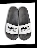 Personalized flip-flops with desired name NAME LETTEN - slippers, bath slippers, beach sandals for adults, men and women. product logo