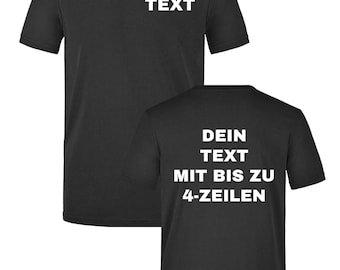 Camiseta de trabajo para hombre impresa con el texto que desees: diseña tu propio regalo para hombre, club de trabajo con tu propio texto