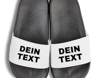 Personalized flip-flops with your desired text – flip-flops, slippers, bathing slippers, beach sandals for children, boys and girls