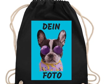 Unisex gym bag, bag printed with your desired photo, personalized gift, statement sports bag, shopping for men and women