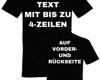 Heren T-shirt bedrukt - Gepersonaliseerd met uw gewenste tekst - Cadeau voor mannen ontwerp uw eigen sportclub met uw eigen tekst