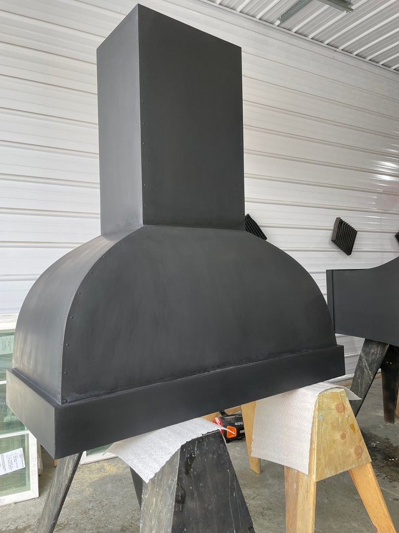 Custom Artisan Zinc Range Hoods Dome Etsy