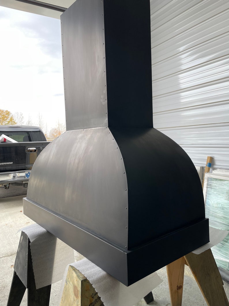 Custom Artisan Zinc Range Hoods Dome Etsy