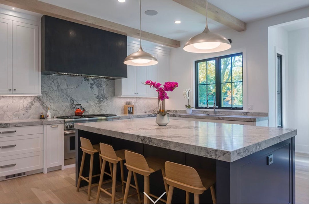 Custom Artisan Zinc Range Hoods - Modern Box - Etsy