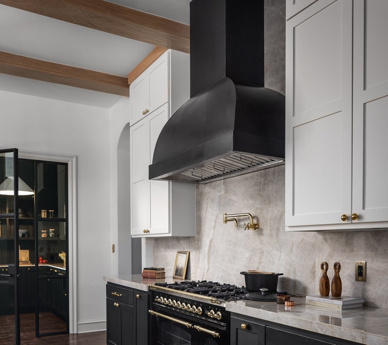 Custom Artisan Zinc Range Hoods Dome Etsy