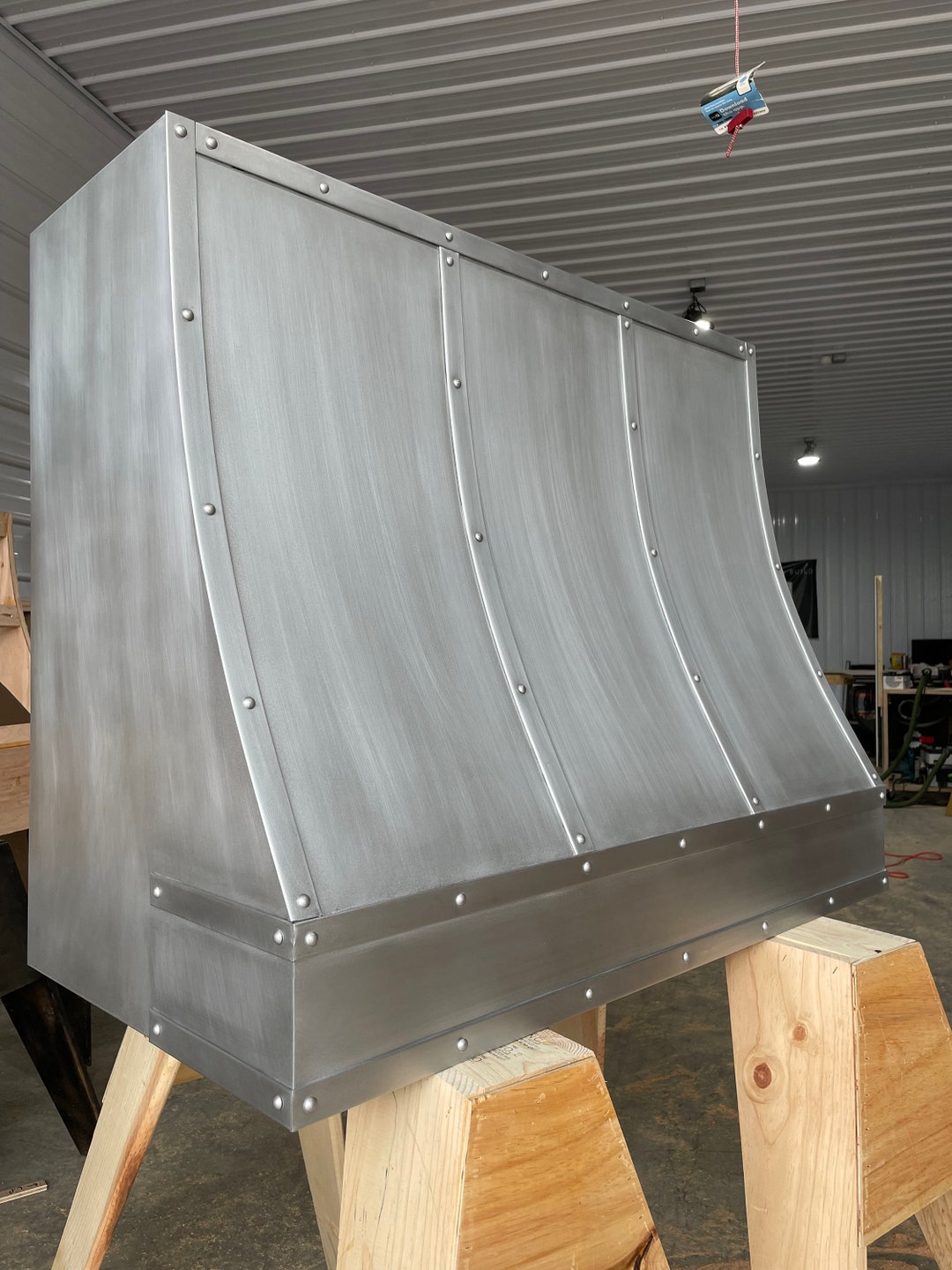 Custom Zinc Range Hoods - Single Curve - Etsy