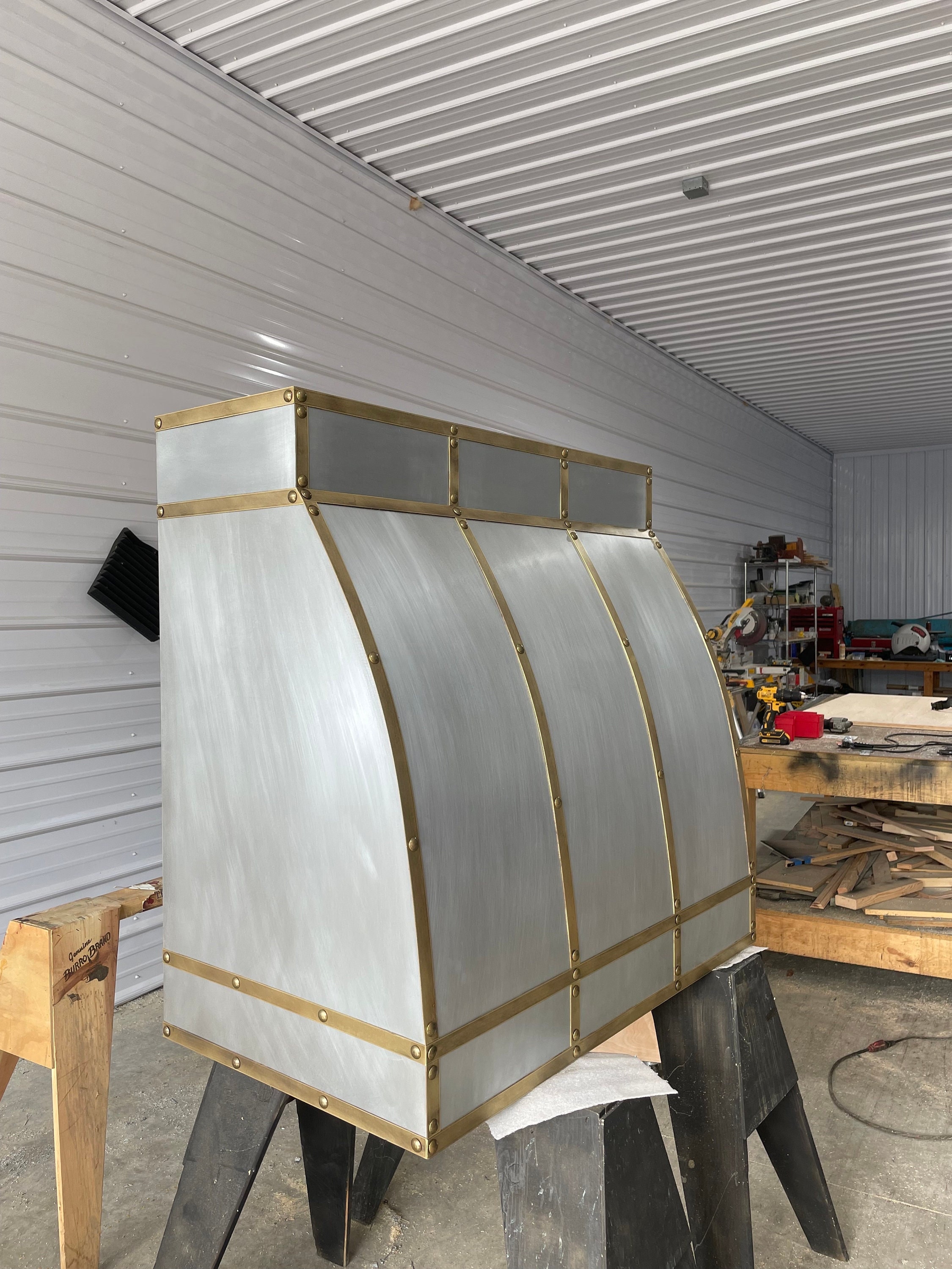 Custom Artisan Zinc Range Hoods - Dome - Etsy