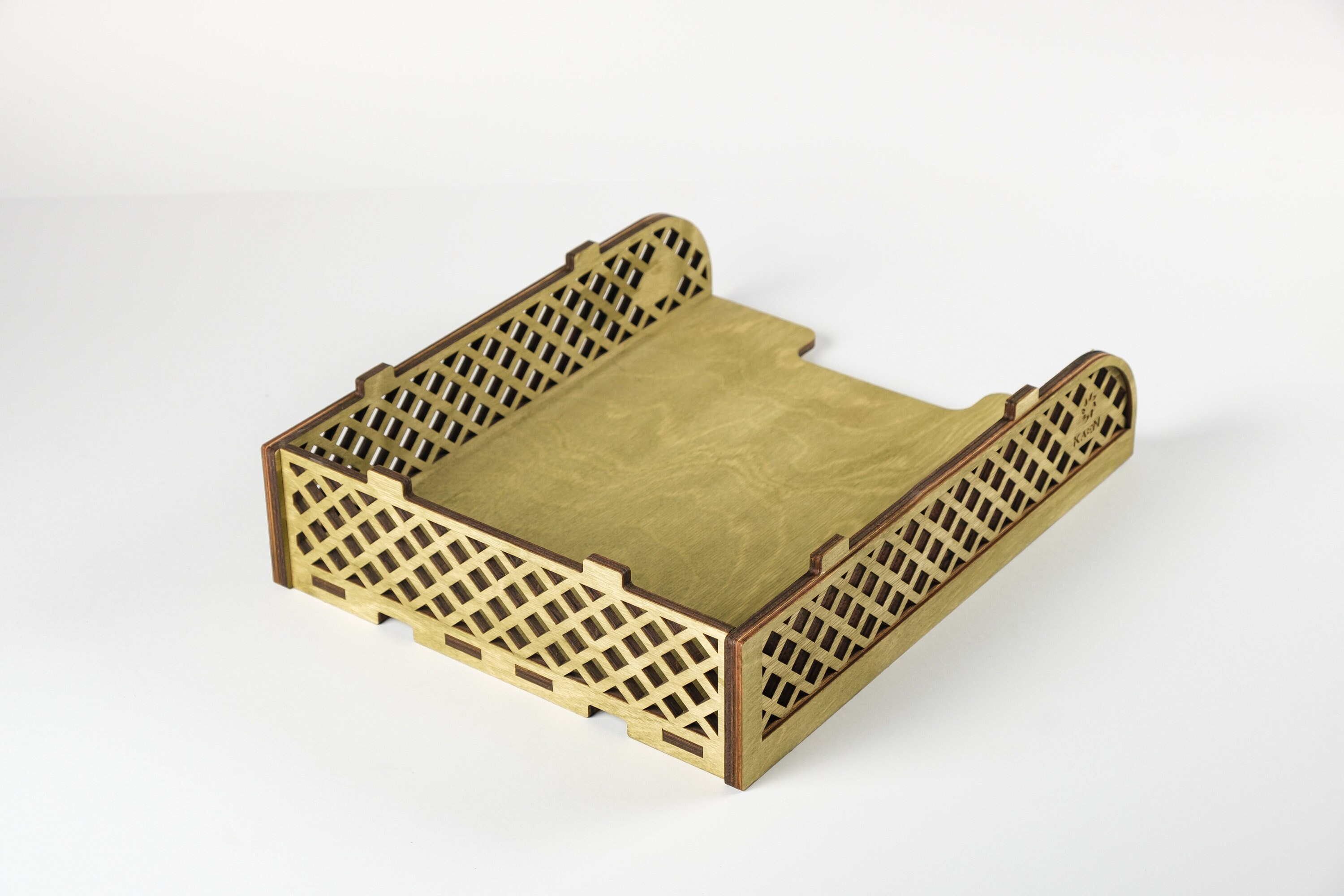 Letter tray wooden Desk organization Stackable paper tray Etsy