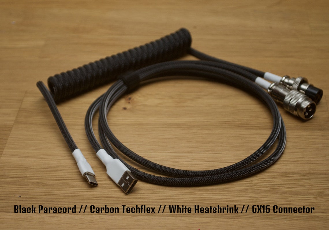 Custom Coiled Keyboard Cable Etsy