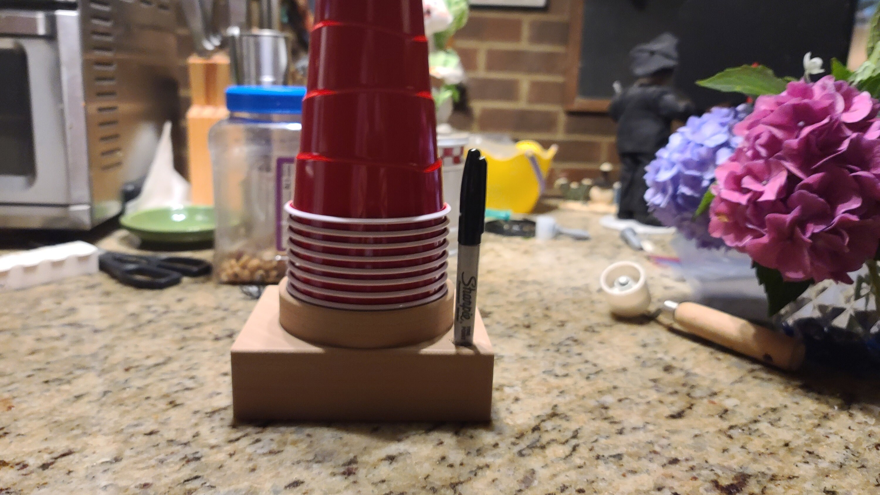 Solo Cup Holder With Marker Slot Etsy UK