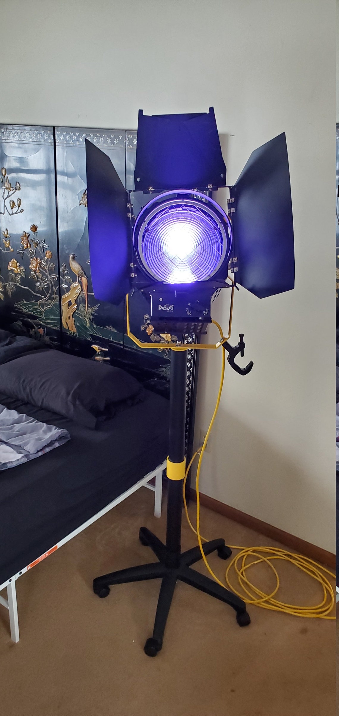 Large Stage Light Floor Lamp One of a Kind Unique Cool Etsy UK