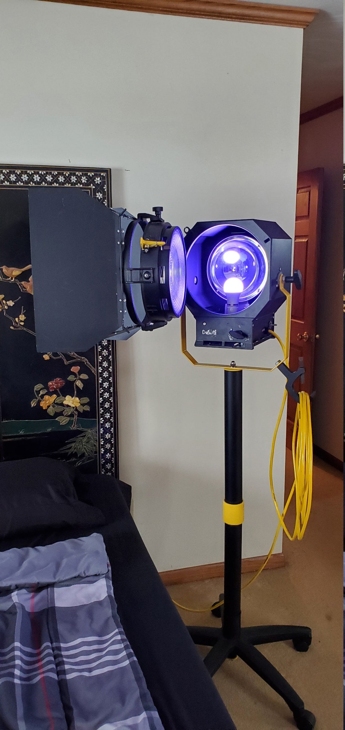 Large Stage Light Floor Lamp One of a Kind Unique Cool Etsy UK