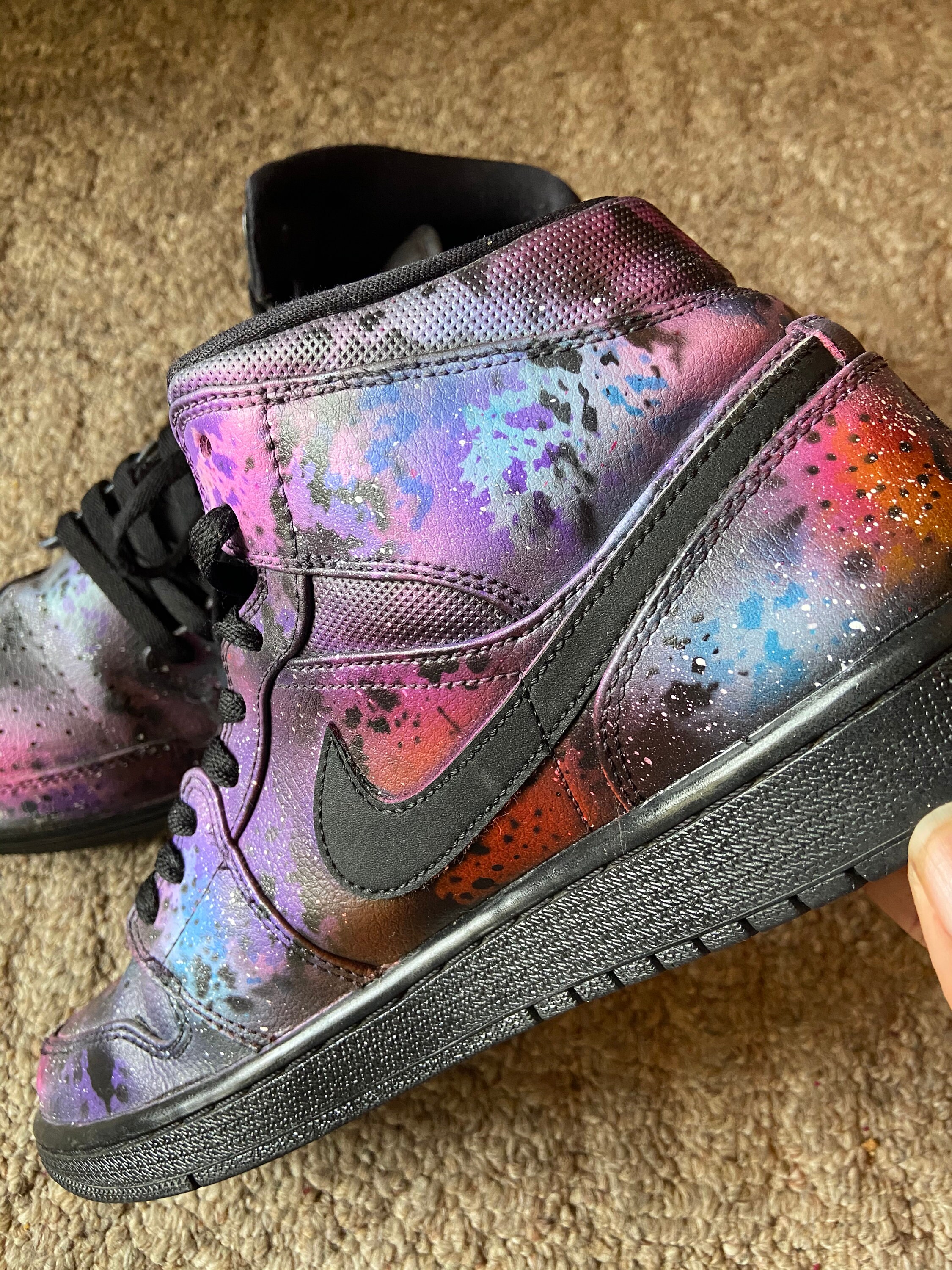 Jordan, Shoes, Custom Galaxy Custom Read Desc