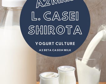 Zestaw startowy do jogurtu mlecznego A2: kultura L. Casei Shirota, bogaty w probiotyki jogurt SuperGut DIY