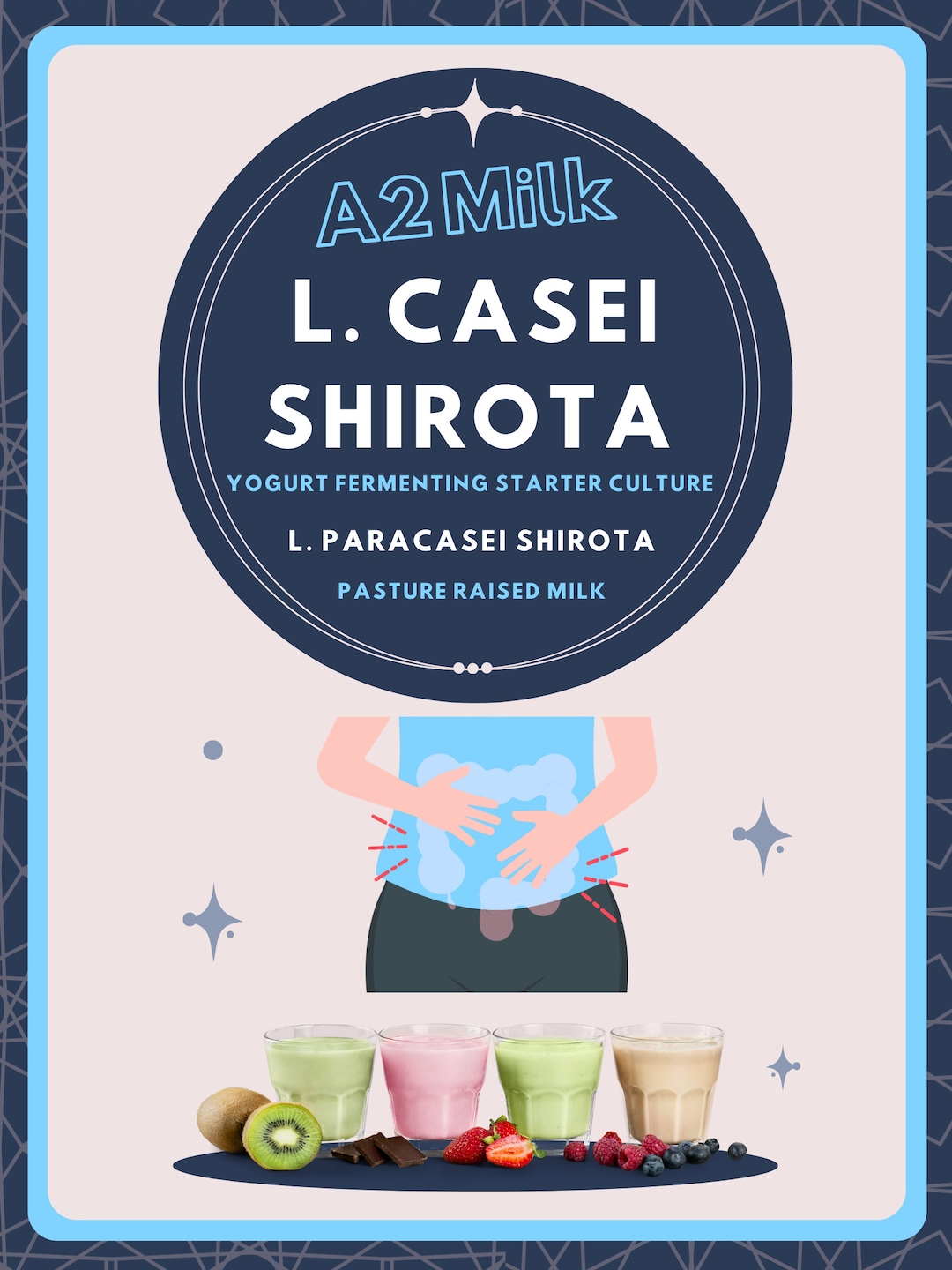 L. CASEI SHIROTA Fermenting Culture Starter Pack. A2 Pasture Raised ...