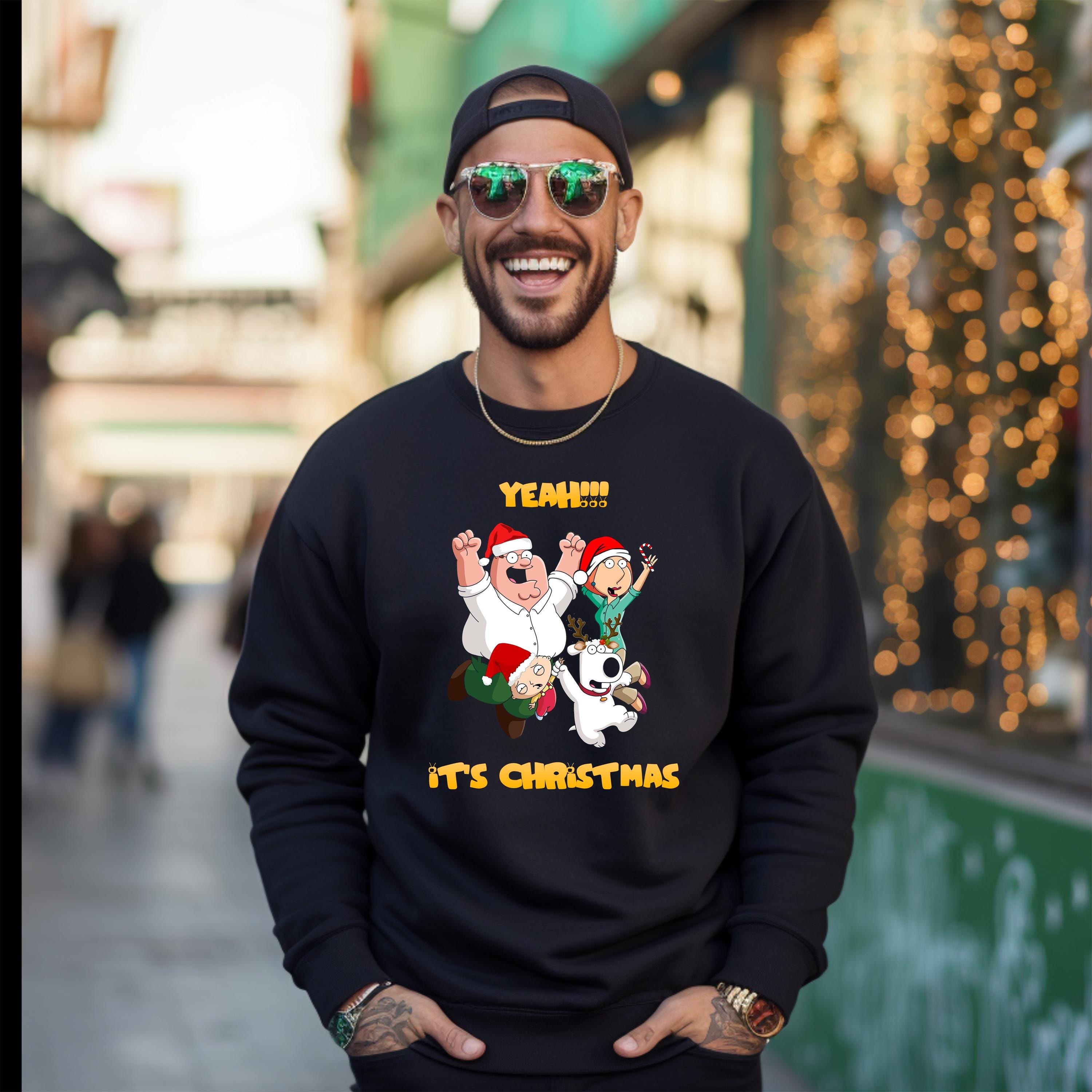Ouais, c'est Noël Family Guy-t-shirt de Noël-déguisements gag meme t-shirt unisexe homme femme nouveauté idée cadeau adulte unisexe t-shirt