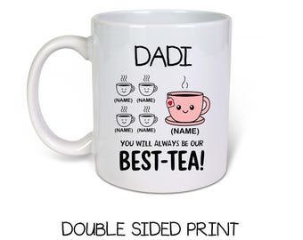 Dadi You Will Always Be Our Bestie Personalised Novelty Mug- Ceramic-11oz Coffee Mug-Birthday Gift Idea-Christmas Gift idea-Eid Gift idea