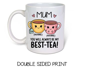 Mum You Will Always Be My Bestie Personalised Novelty Mug- Ceramic-11oz Coffee Mug-Birthday Gift Idea-Christmas Gift idea-Eid Gift idea