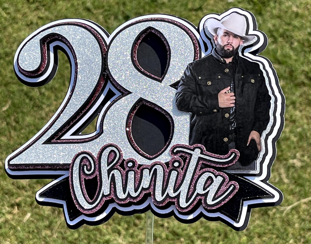 Carin Leon Cake Topper Carin Leon Birthday Carin Leon - Etsy