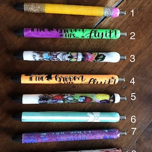 Stylo scintillant / Stylos scintillants Ink Joy / Stylo scintillant personnalisé / Stylo scintillant infirmière / Stylo scintillant enseignant / Accessoires de l'agenda publicitaire #2