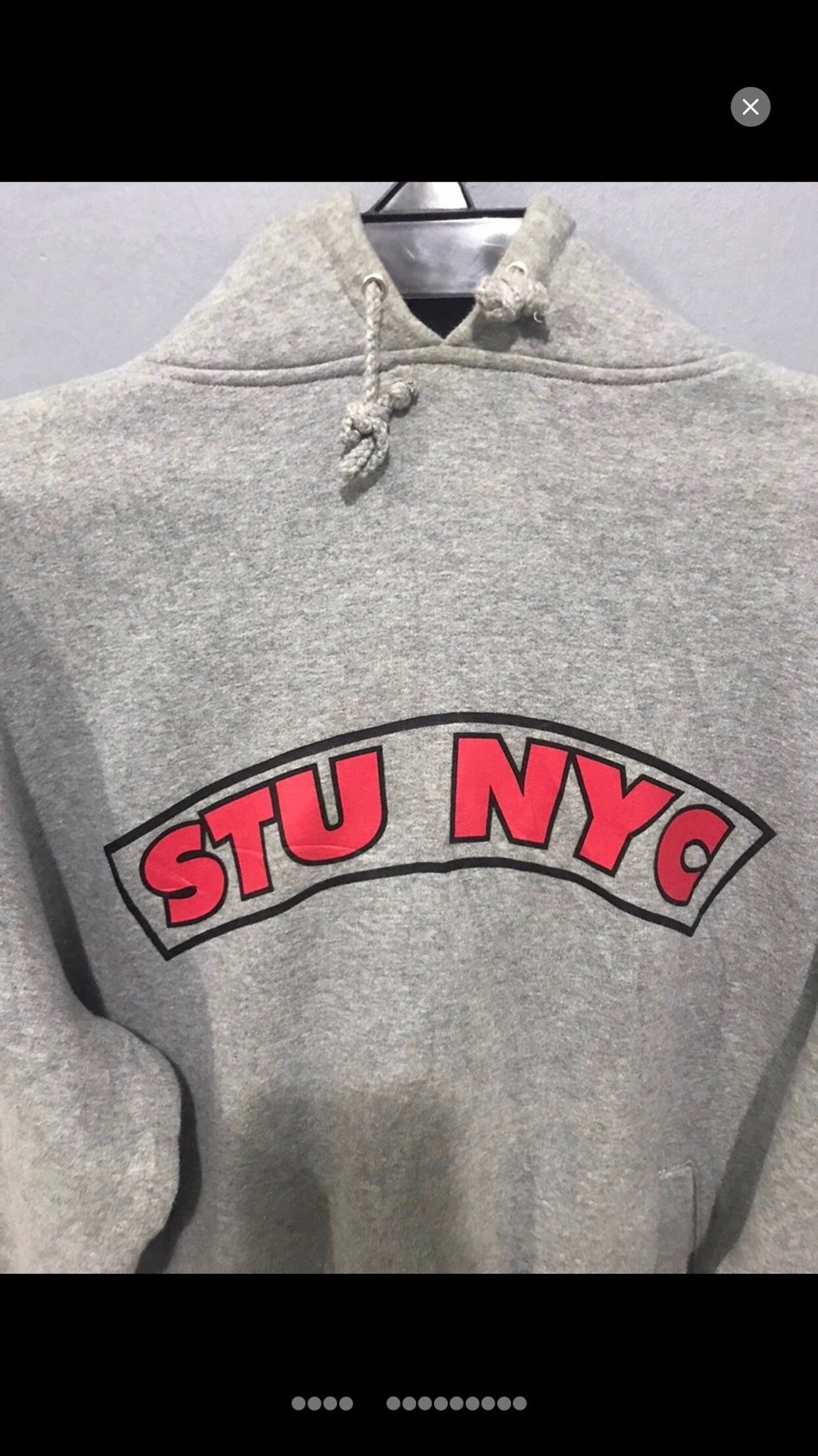 Stu Nyc Stussy International Box Logo Hoodie | Etsy