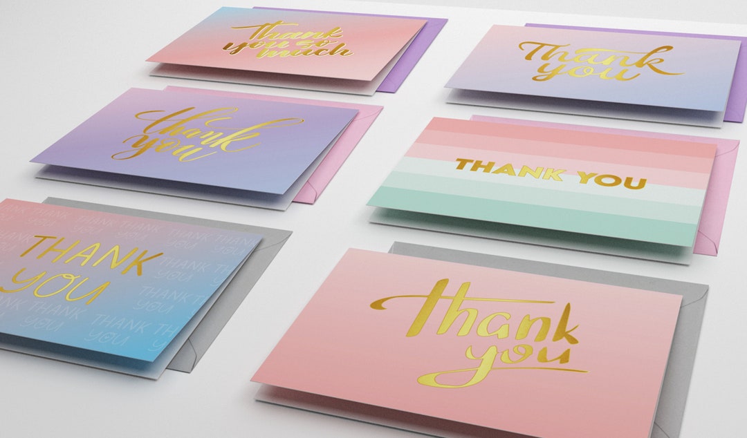12/24/48 Thank You Cards Weddings Multipack With Envelopes - Greeting ...