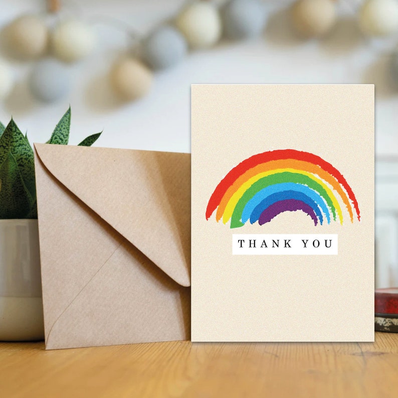Thank You Cards Multipack With Envelopes 12/24/48 Geeting Etsy