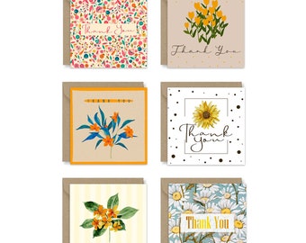 Thank you cards 6/24/48 - wedding thank you cards - Teacher cards with envelopes Supportive Card For Friend, Sister, Dad, Mum & Best Friend.