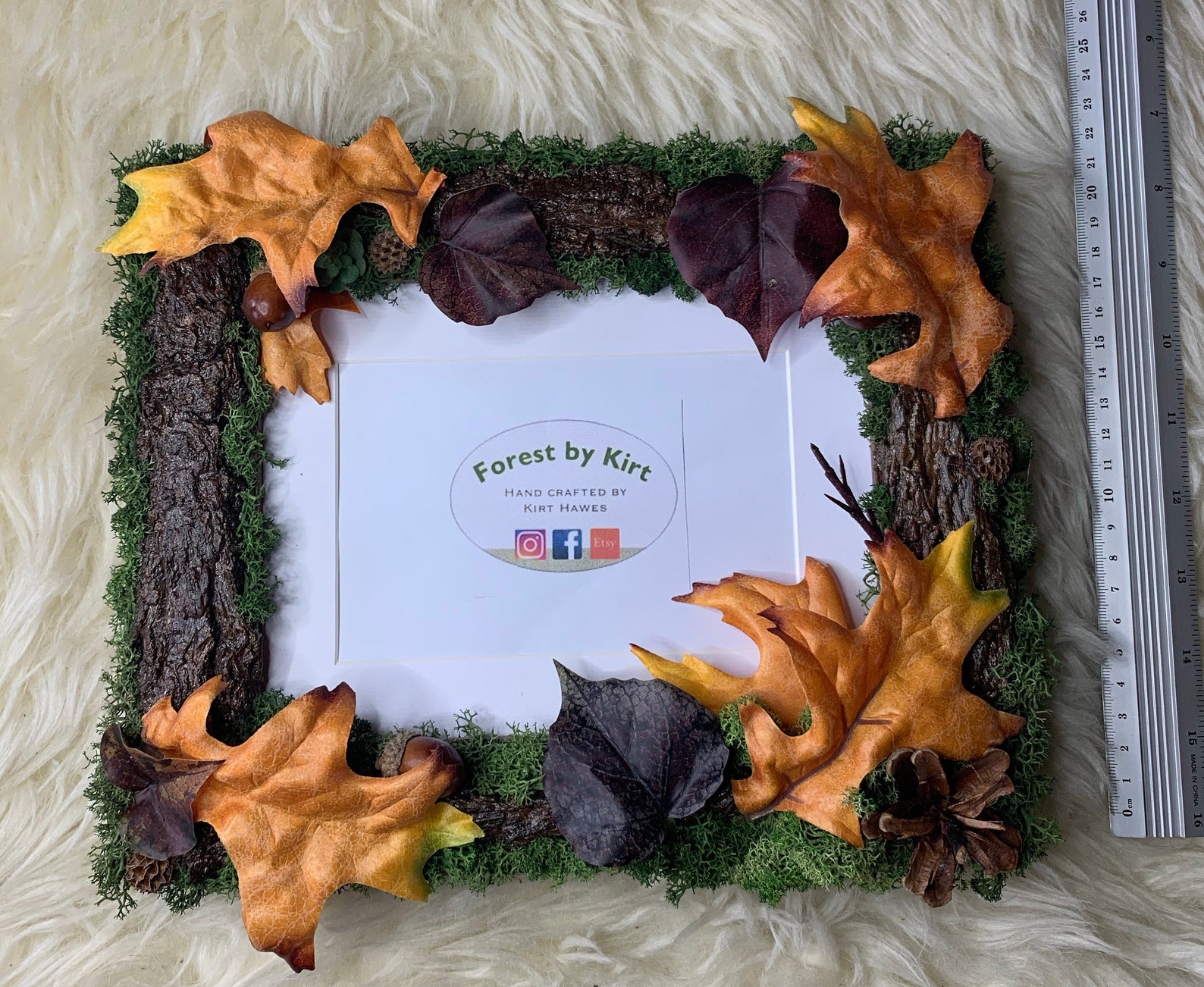 27 handmade woodland photo frame medium Etsy